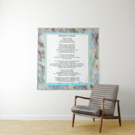 Nicene Creed Tapestry Christelijk Prayer Wall Deco Wandkleed