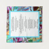 Nicene Creed Tapestry Prayer Wall Decor Wandkleed (Voorkant (horizontaal))