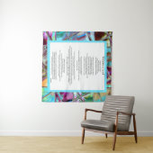 Nicene Creed Tapestry Prayer Wall Decor Wandkleed (In Situ (horizontaal))