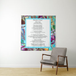 Nicene Creed Tapestry Prayer Wall Decor Wandkleed