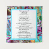 Nicene Creed Tapestry Prayer Wall Decor Wandkleed (Voorkant)