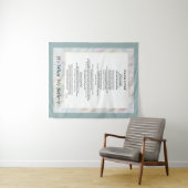 Nicene Creed Tapestry Prayer Wall Decor Wandkleed (In Situ (horizontaal))