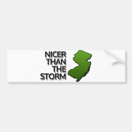 Nicer dan het storm bumpersticker