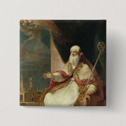 Nicetas Vierkante Button 5,1 Cm (Voorkant)