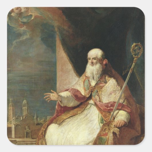 Nicetas Vierkante Sticker (Voorkant)