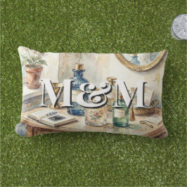Niche Parfumcollectie, Monogram Watercolor  Buitenkussen