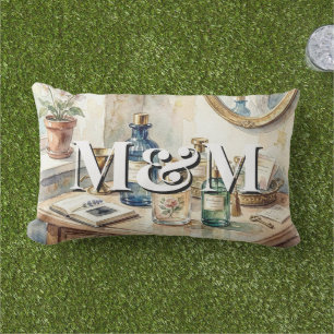 Niche Parfumcollectie, Monogram Watercolor  Buitenkussen