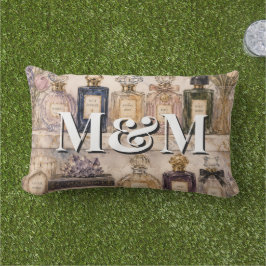 Niche Parfumcollectie, Monogram Watercolor  Buitenkussen