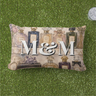 Niche Parfumcollectie, Monogram Watercolor  Buitenkussen