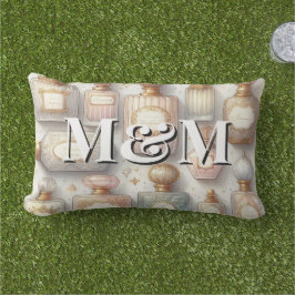 Niche Parfumcollectie, Monogram Watercolor  Buitenkussen