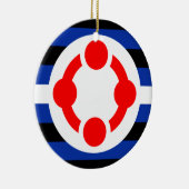 Niche Pride Flag (origineel) Keramisch Ornament (Rechts)