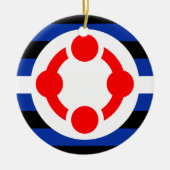 Niche Pride Flag (origineel) Keramisch Ornament (Voorkant)