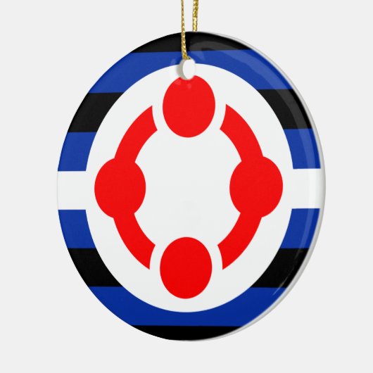 Niche Pride Flag (origineel) Keramisch Ornament (Links)