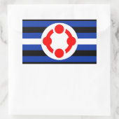 Niche Pride Flag (origineel) Rechthoekige Sticker (Tas)