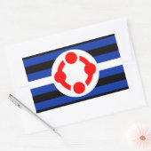 Niche Pride Flag (origineel) Rechthoekige Sticker (Envelop)