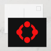 Niche Pride-vlag (Zwart) Briefkaart (Voorkant / Achterkant)