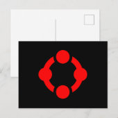 Niche Pride-vlag (Zwart) Briefkaart (Voorkant / Achterkant)