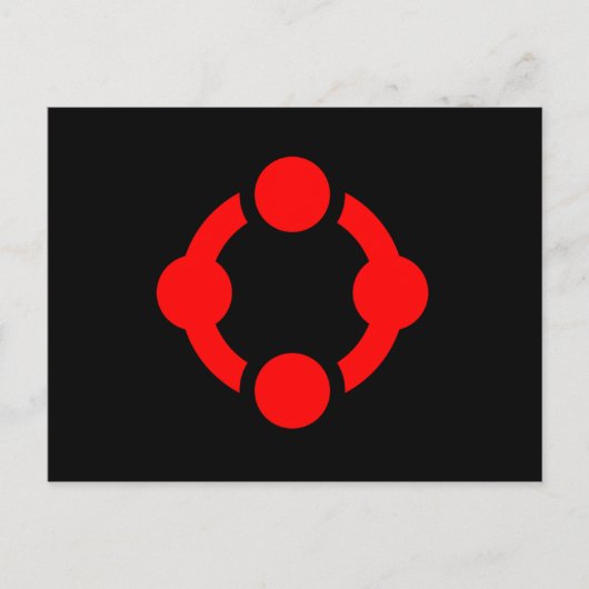 Niche Pride-vlag (Zwart) Briefkaart (Voorkant)