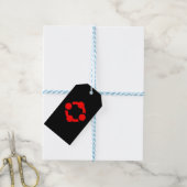 Niche Pride-vlag (Zwart) Cadeaulabel (Met Touw)