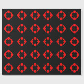 Niche Pride-vlag (Zwart) Cadeaupapier (Vlak)