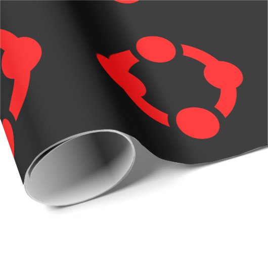 Niche Pride-vlag (Zwart) Cadeaupapier (Rol Hoek)