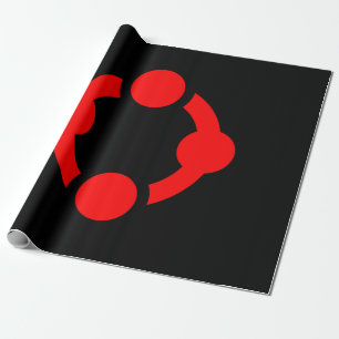 Niche Pride-vlag (Zwart) Cadeaupapier