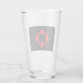 Niche Pride-vlag (Zwart) Glas (Achterkant)