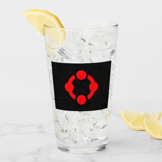 Niche Pride-vlag (Zwart) Glas (Voorkant ijs)