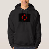 Niche Pride-vlag (Zwart) Hoodie (Voorkant)