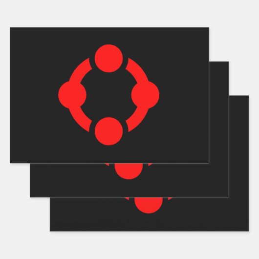 Niche Pride-vlag (Zwart) Inpakpapier Vel (Set)