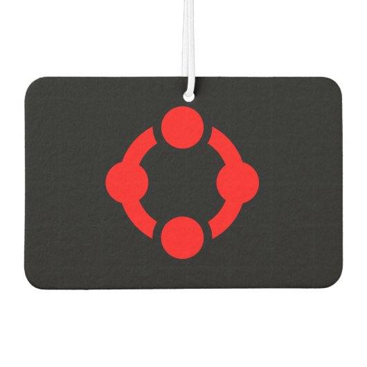 Niche Pride-vlag (Zwart) Luchtverfrisser (Voorkant)