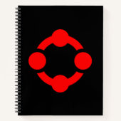 Niche Pride-vlag (Zwart) Notitieboek (Voorkant)