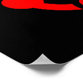Niche Pride-vlag (Zwart) Poster (Hoek)