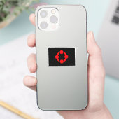 Niche Pride-vlag (Zwart) Sticker (Telefoon)