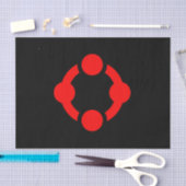 Niche Pride-vlag (Zwart) Tissuepapier (Craft)