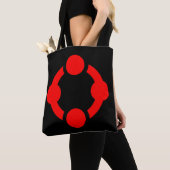 Niche Pride-vlag (Zwart) Tote Bag (Dichtbij)