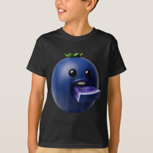 Niche vruchten Grappige bosbes Meme Brainrot Surre T-shirt