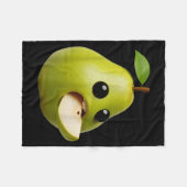 Niche vruchten grappige peer meme hersenrot surreë fleece deken (Voorkant (Horizontaal))