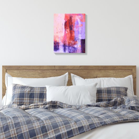 Nichinan Abstract Canvas Print (Insitu (Slaapkamer))