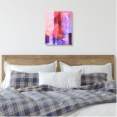 Nichinan Abstract Canvas Print (Insitu (Slaapkamer))