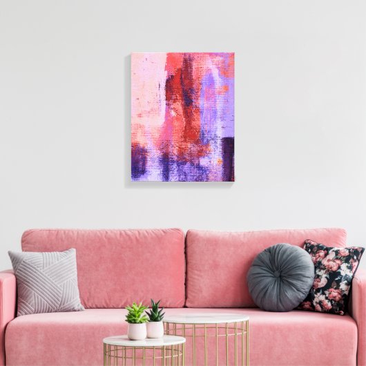Nichinan Abstract Canvas Print (Insitu (Woonkamer))