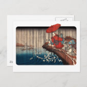 Nichiren Ichiyusai KUNIYOSHI (1797-1861) Briefkaart (Voorkant / Achterkant)