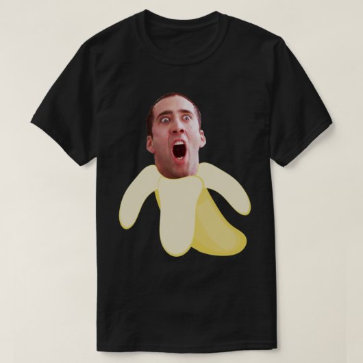 Nicholas cage banana t-shirt (Design voorkant)