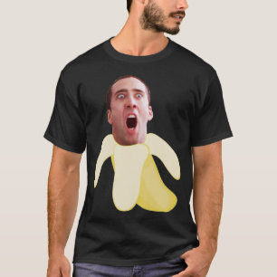 Nicholas cage banana t-shirt