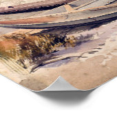 Nicholas Chevalier Near Paekakariki, Cook Strait Poster (Hoek)