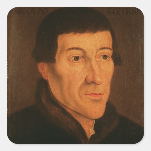 Nicholas Copernicus, c.1776 Vierkante Sticker (Voorkant)