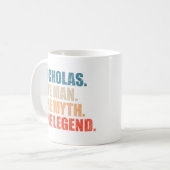 Nicholas De Man De Mythe De Legende Koffiemok (Voorkant links)