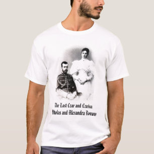Nicholas en Alexandra, de laatste tsaar en Czari.. T-shirt