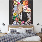 Nicholas Galitzine Canvas Afdruk (Insitu (Slaapkamer))