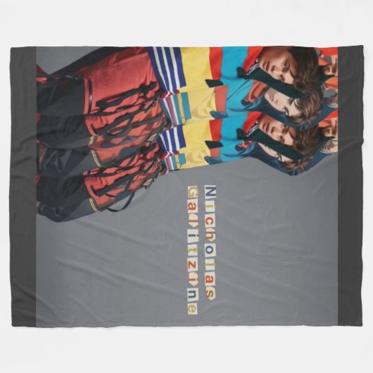 Nicholas Galitzine Fleece Deken (Voorkant (Horizontaal))